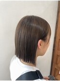 切りっぱなしボブ