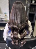 エクステロング☆青メッシュ
