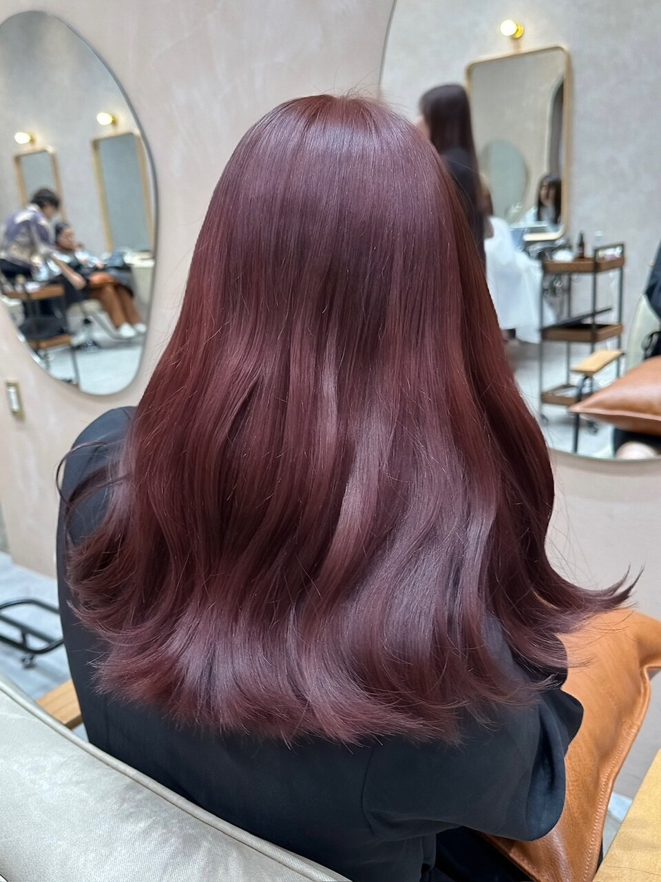 モーヴピンク ブリーチなし 簡単アレンジ ローズブラウン：L256211179