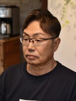 リム メンズヘア(LIM men's hair)&nbsp;大人ショートアップバング【メンズカット/倉敷/中島】