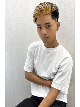 ルースト 京都駅前店(ROOST) ポイントメッシュ×テーパーフェード