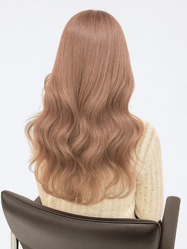 ランテルディ 渋谷(LANTERDIT) ハイトーン ベージュ 韓国風巻き ダブルカラー 艶髪