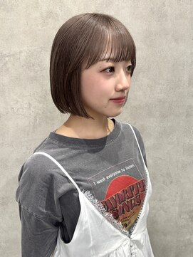 ルノン シェリー(LUNON cheliy) 暗めカラーグランマッシュデザインカラーフェイスフレーミング