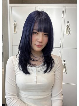 ペレ アネックス 大阪梅田茶屋町店(PELE ANNEX) ミディアムヘア/デザインカラー/フェイスフレーミング/梅田