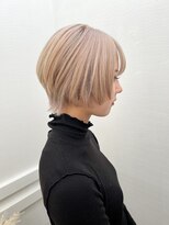 ユラギフロムユイマァル 水島店(YURAGI from YUIMARL)&nbsp;20代30代ショートハイトーンブリーチダブルカラー