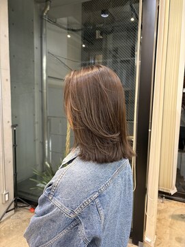 ホネン(honen) 薬院【honen】大人ショートボブウルフイルミナ髪質改善 メテオ