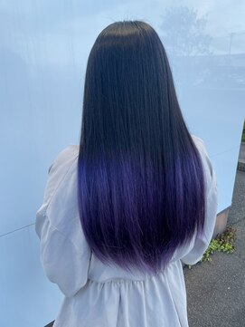 イートンクロップ オオツキ(Eton Crop Otsuki) ラベンダー裾カラー
