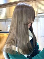 ワンズ リー 上大岡店(One's ly)&nbsp;イメチェンピンクベージュ アンブレラカラー前髪