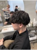 縦落ちスパイラルパーマ