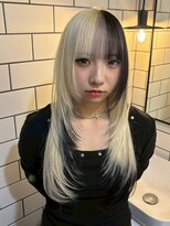 ベレーザ 渋谷(BELEZA)&nbsp;18363ホワイトブロンドルーツカラーレイヤーアンブレラカラー