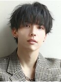 シースルーアソビシャドウパーマ