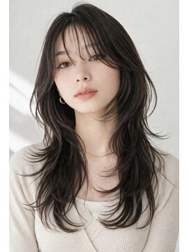 モードケイズ 調布店(MODE K's) 韓国ブリーチレイヤーカット_調布前髪カットハッシュカット