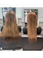 ユアーズヘア 新宿WEST(youres hair) ブリーチ美髪縮毛矯正before→after