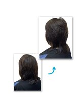 イーぽけっと(eぽけっと)&nbsp;染めるたびに髪が元気になる艶+(プラス)カラーコース