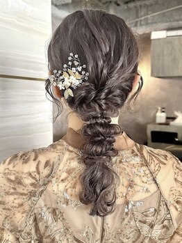 ラビス 赤羽(Lovis)の写真/結婚式・パーティー・コンサートに！あなたの大切な日を可愛く、崩れにくく彩るヘアセットはお任せ♪