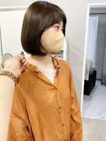 アトレ アネックス(attrait ANNEX)&nbsp;柔らかなブラウンボブ×トリートメントで叶う艶髪