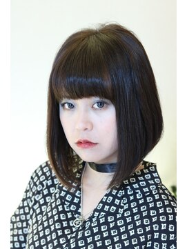 フォーチューン Hair&Spa Fortune スモーキーマット×モードボブ/ぱっつん前髪
