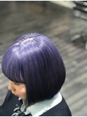 ハイトーンカラー　パープルアッシュ