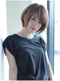 《Uri/二子玉川》大人かわいい×ひし形ショートボブ