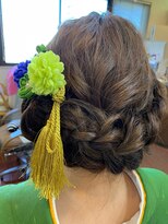 シフォン(Chiffon)&nbsp;卒業式　ヘアアレンジ