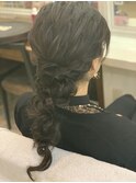 お呼ばれヘアセット♪