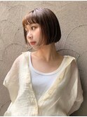 ぱっつんボブ/ミニボブ