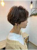 【cuzKLUB】ナチュラルショート×アッシュベージュ【池袋】