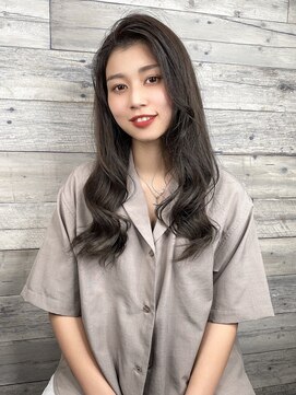 ニスル センター南店(NISURU） 似合わせカット/大人ガーリー/ダークアッシュ/着物/センター南