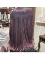 オンスター(ONSTAR)&nbsp;大人かわいい透明感パープル☆外ハネ×愛されミディ