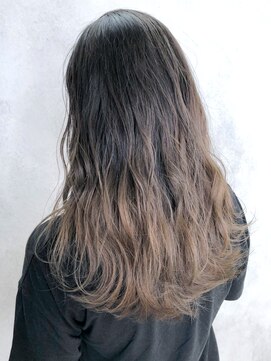 アイティーバイアルバム 松戸店(IT by ALBUM) グラデーショングレージュ_くびれヘアビタミンカラー_ba338412