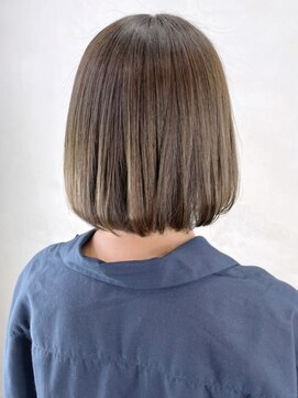 アイティーバイアルバム 下北沢店(IT by ALBUM) オリーブボブ_ショコラベージュボブルフベビーバング_ba348921