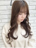 【Anniy】ぱっつんシースルーバング韓国風巻き