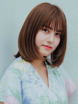 エルプリエ(elle brille) ナチュラルボブスタイル