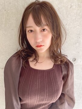 グロウ ヘアデザイン(grow) 大人可愛いナチュラルふんわりミディ