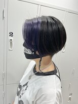 トッカ 浅草店(tocca) 【鮫嶋】個性☆パープルフェイスフレーミング