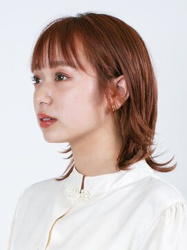 アース 三軒茶屋店(HAIR&MAKE EARTH) 三軒茶屋_レディース_オレンジベージュ_ハイトーン_ブリーチ_