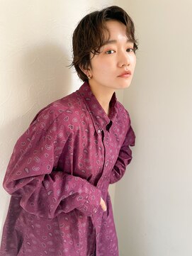 プフ 伏見(puf) カジュアルショートパーマ【伏見/丸の内/栄/髪質改善点】