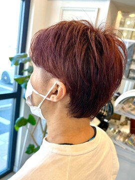 ジャム(JAM) 刈り上げないメンズスタイルとピンクカラー