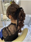 ポニーテールアレンジ