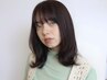 【悩み解消＿癒し】カット＋選べるヘッドスパ＋4stepトリートメント￥11500