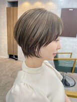 リミットバイアフィナー 大宮店(limit by Afinar) ショート/アッシュグレー/大人ショート/マッシュショート