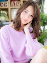 カバーヘア ブリス 川口(COVER HAIR bliss)&nbsp;バレイヤージュ外国人風小顔抜け感セミディh3川口20代30代40代