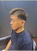 ビジネスフォーマル スキンフェード 七三オールバック