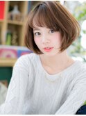 インナーカラーひし形シルエット小顔ボブc6北浦和20代30代40代