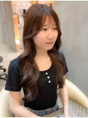■着物ヘアメルティカラー似合わせカットウェーブミディアムy