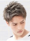 【Hale】ブルーブラックNo2936韓国マッシュスパイキーショート