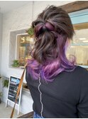 グラデーションカラー/バイオレットカラー/30代/40代