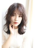 韓国風巻き/マロンベージュ