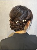 結婚式ヘアセット