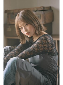 プティパ 水戸内原店(petit-pas) 大人ボブ×小顔ヘア×ブリーチなしカラー×ダブルカラー